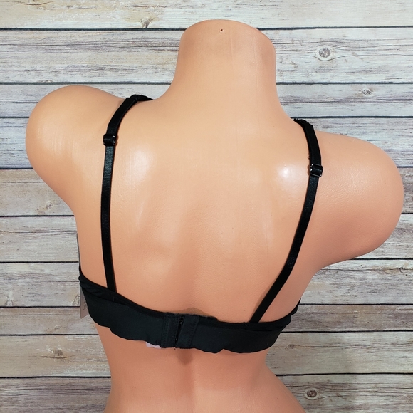 Black Lace Lined Bralette - Picture 2 of 2